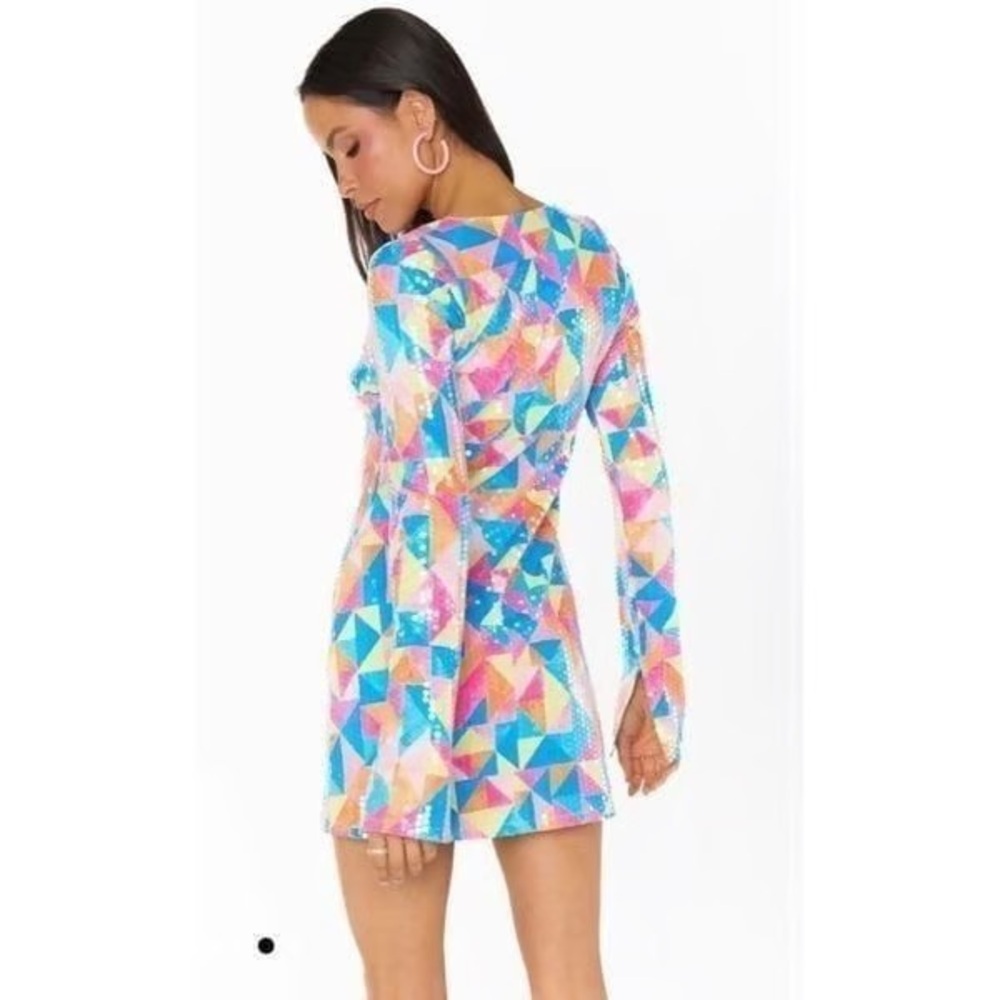 Show Me Your Mumu Geometric Pattern Dress - NEW WITH TAGS! - Picture 3 of 7